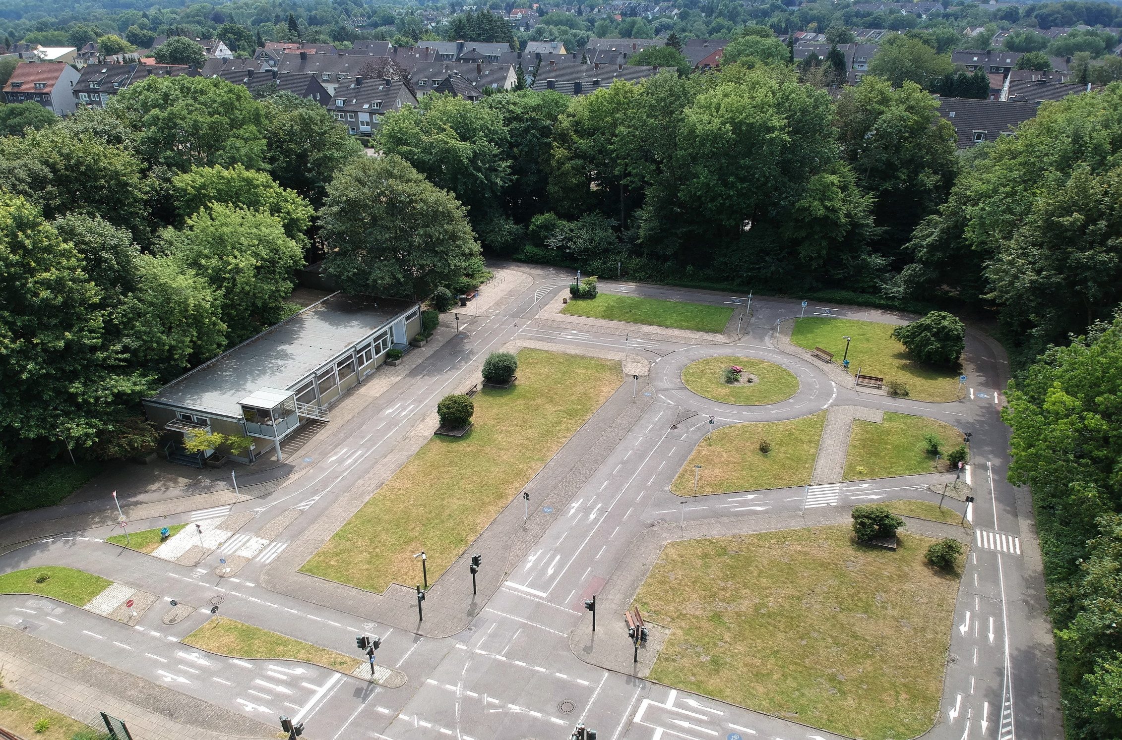Jugendverkehrsschule Frintroper Straße Luftbild Jugendverkehrsschule Frintroper Straße