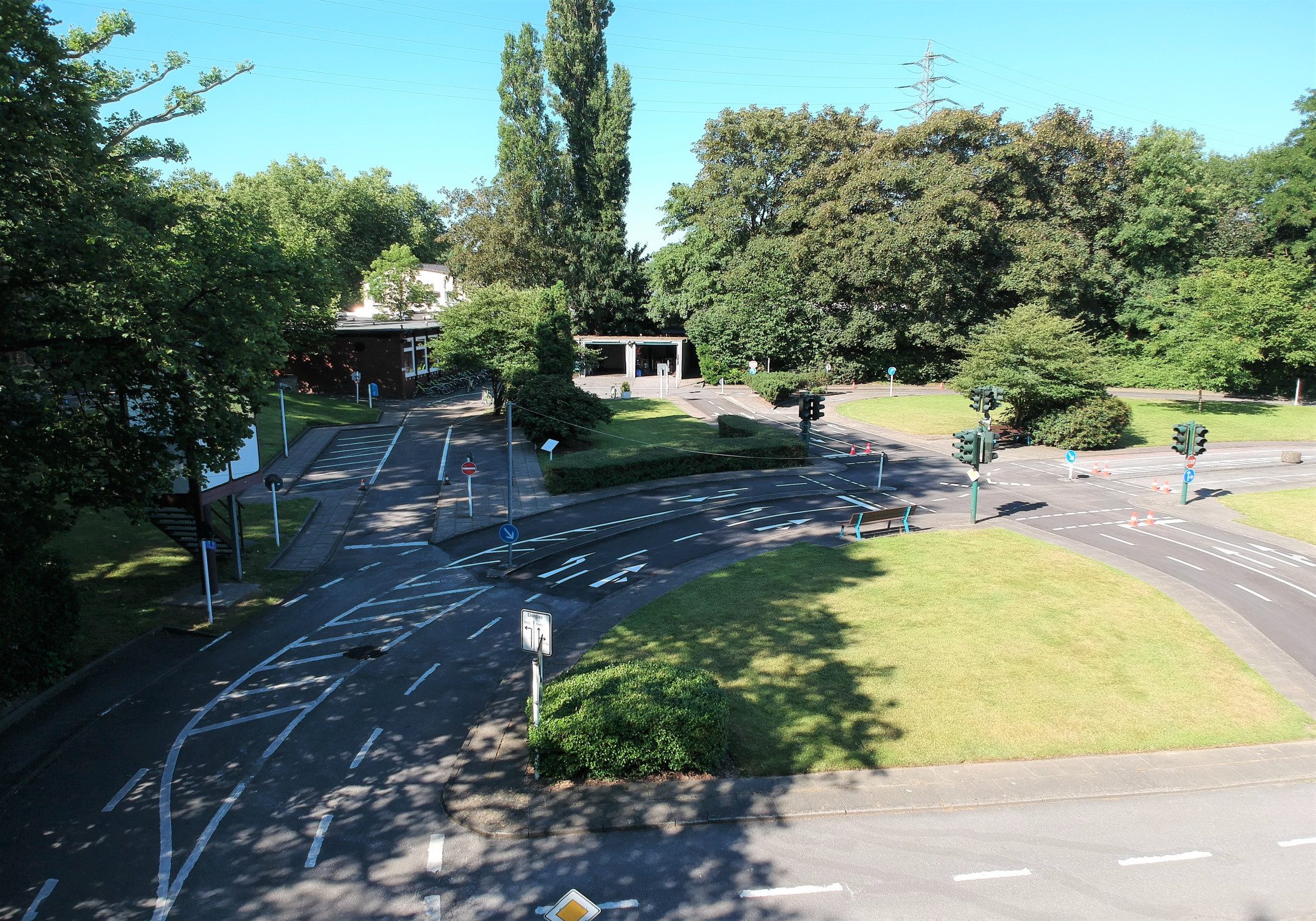 Jugendverkehrsschule Grillostraße Luftbild Jugendverkehrsschule Grillostraße