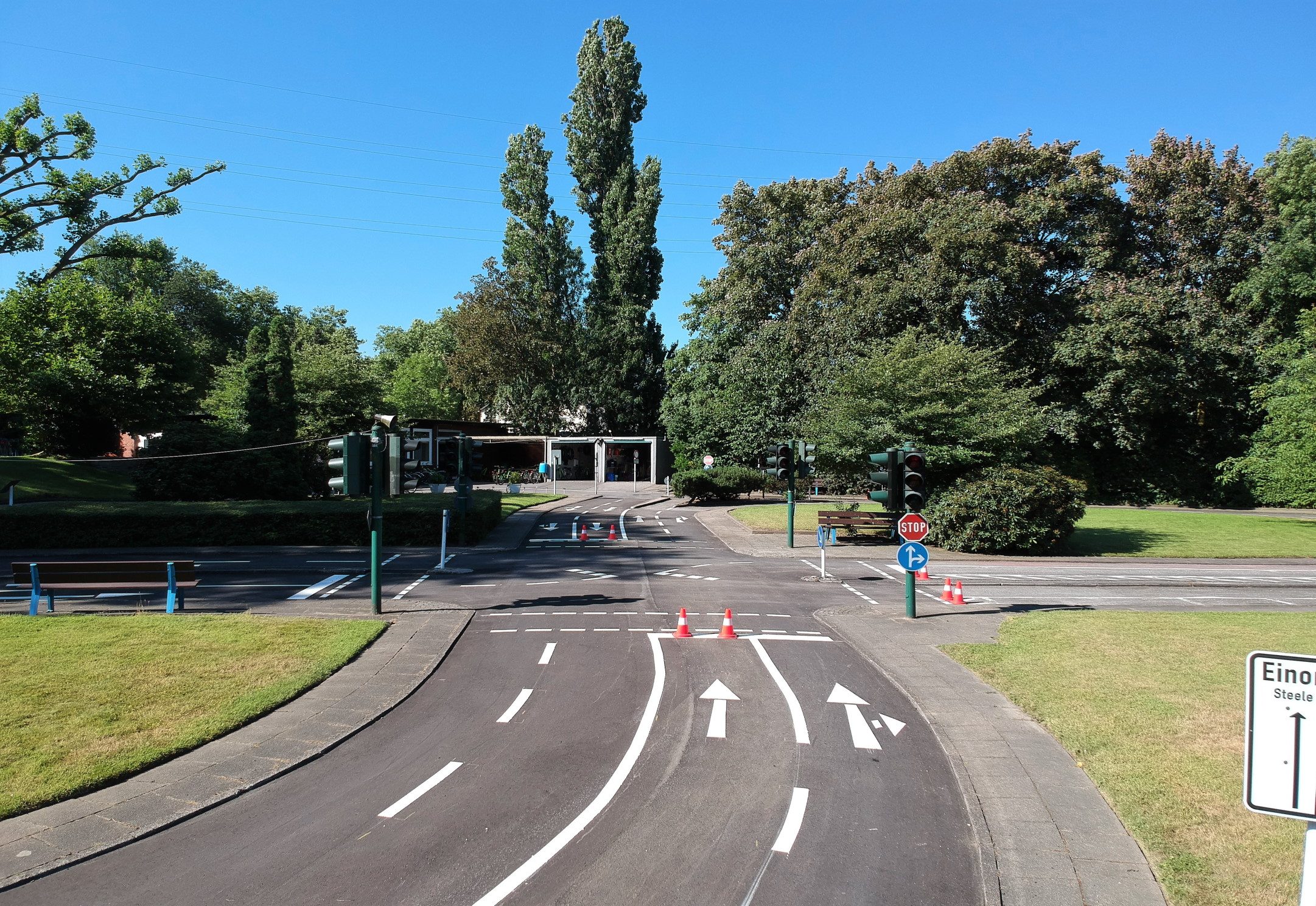 Jugendverkehrsschule Grillostraße Luftbild Jugendverkehrsschule Grillostraße