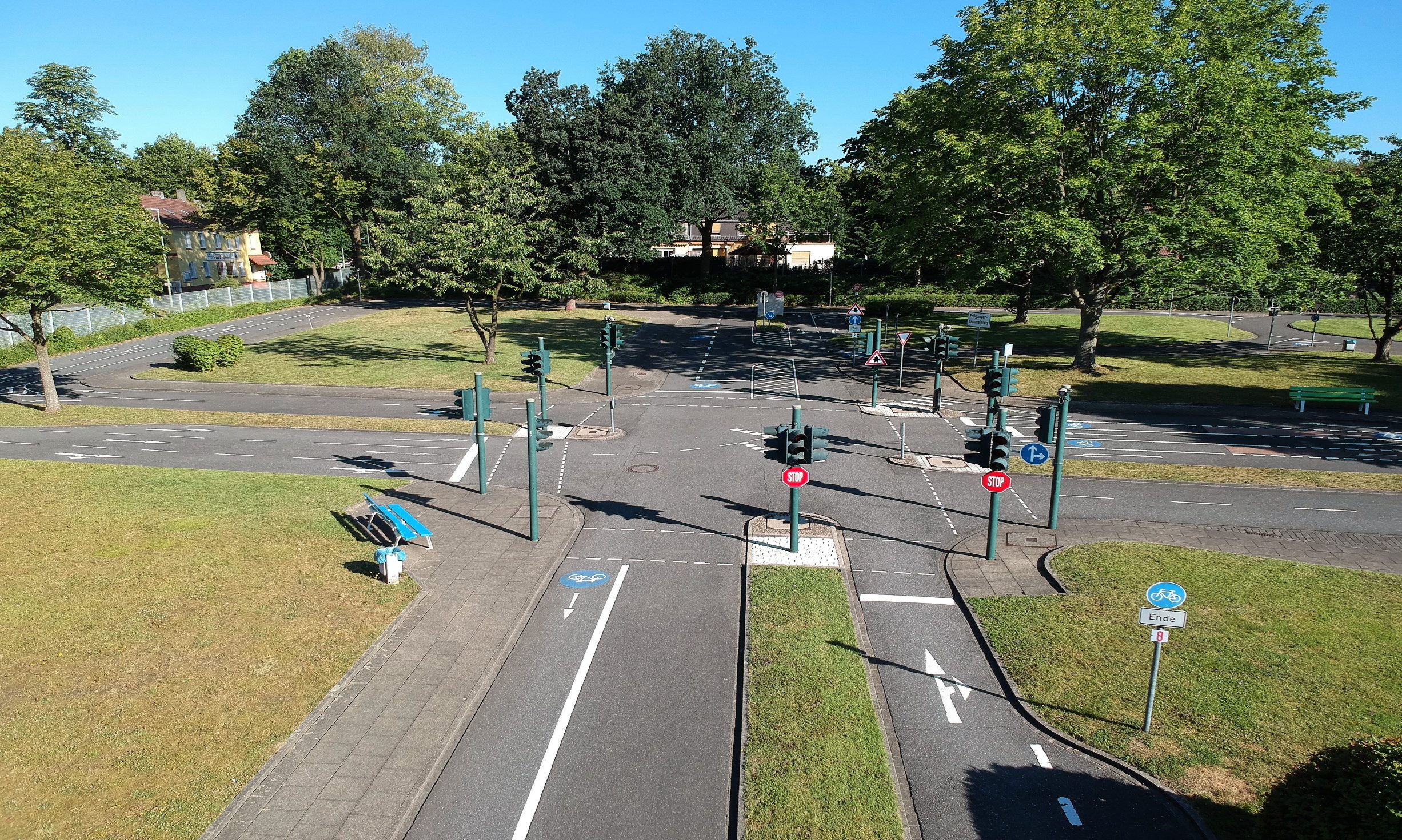 Jugendverkehrsschule Bonifaciusstr. Luftbild der Jugendverkehrsschule Bonifaciusstr.